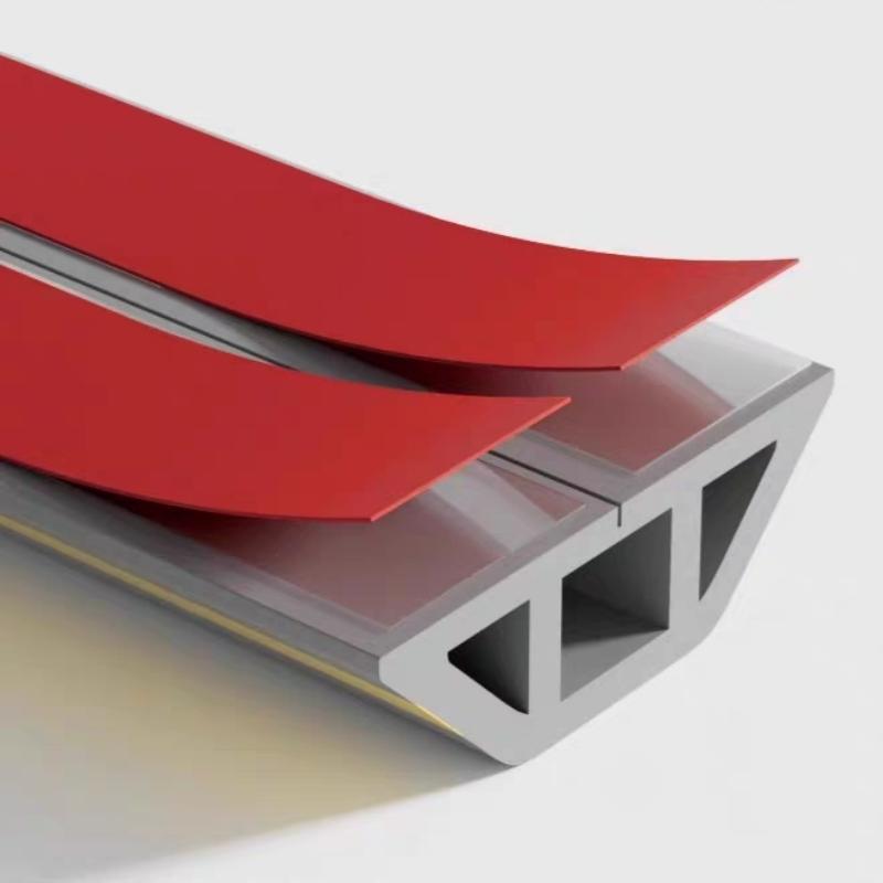 1Pc 1M/39.37in Pvc Floor Wire Cover Self-adhesive Power Cable Protector Electric Wire Duct Slot Cable Sleeves Hider Covers