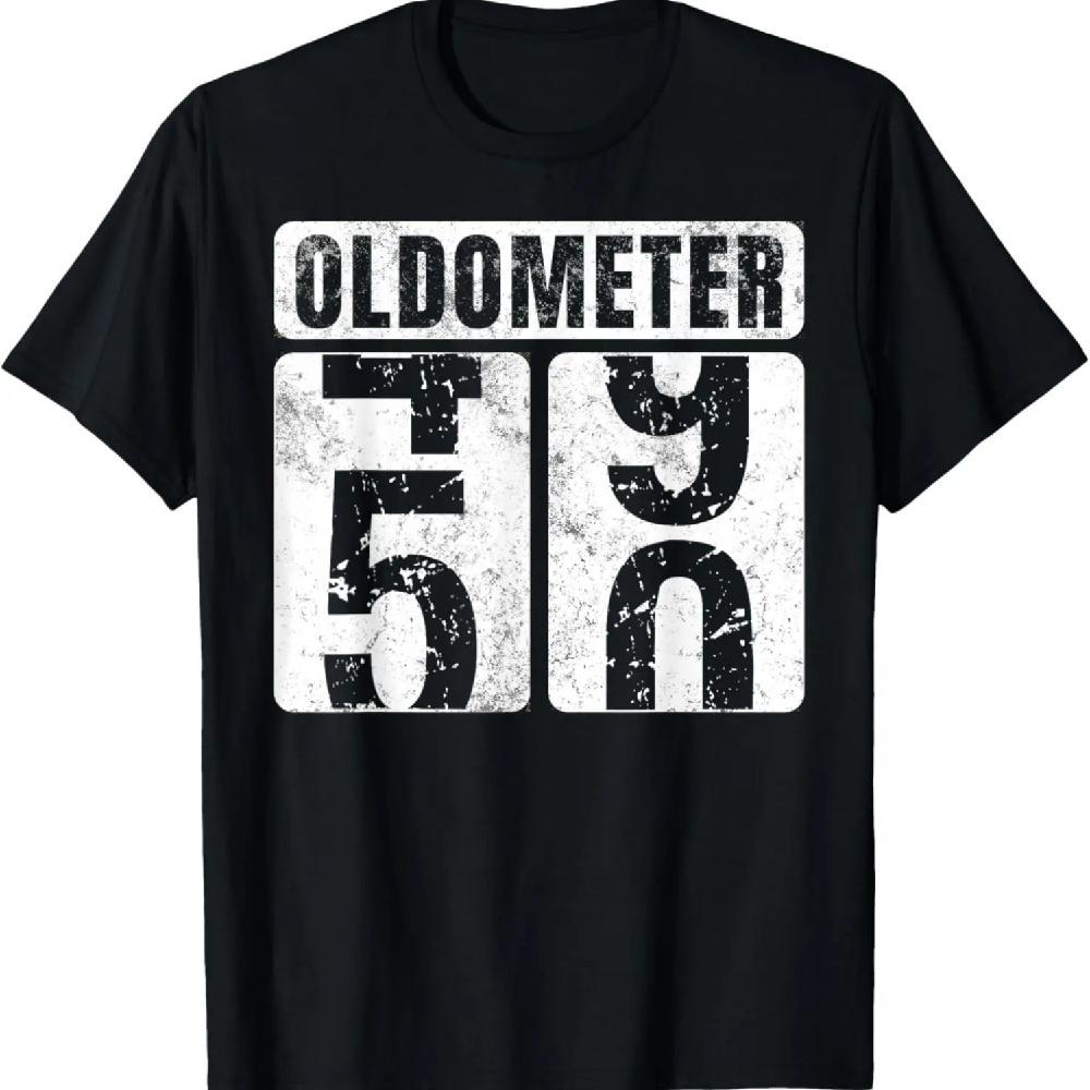 

Футболка Oldometer 50 Винтажная Смешная Идея Подарка на 50-летие XXXXXL чёрный