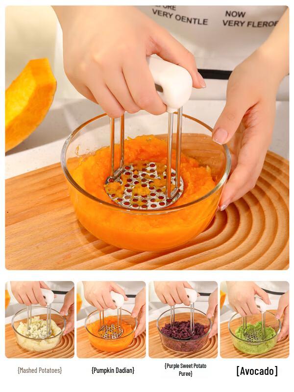 Baby Food Stainless Steel Potato Masher
