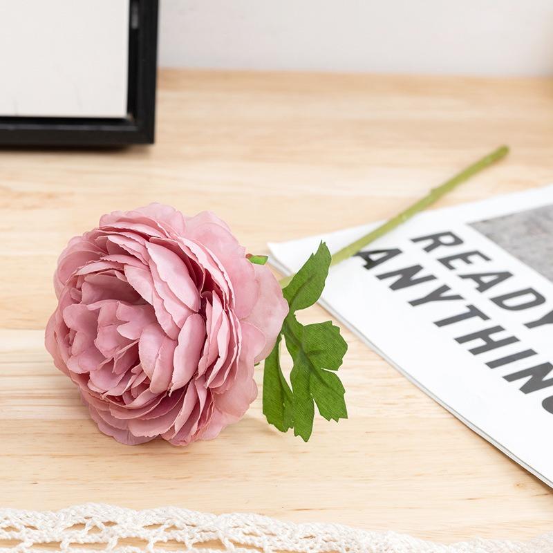 10 Pcs 30cm Artificial Peony Flowers Silk Peony for Table Home Living Room Wedding Party Photography Props Balcony Decoration Fake Flowers