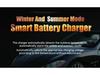 12V 5A Pulse Repair Charger for Motorcycle/Car with LCD Display