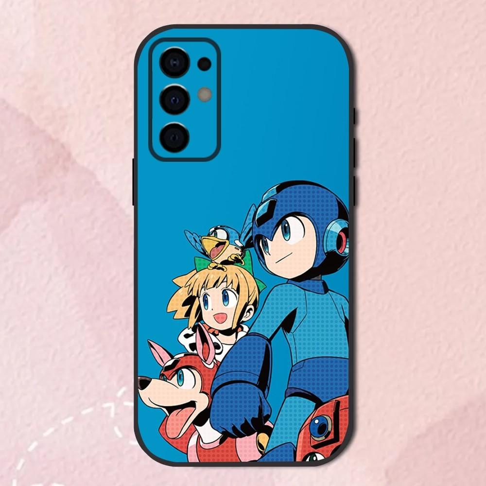 

Game Phone Case For Samsung S24,S21,S22,S23,S30,Ultra,S20,Plus,Fe,Lite,Note,10,9,5G R-Rockman-a M-Megaman Black Soft Shell Samsung S23plus5G