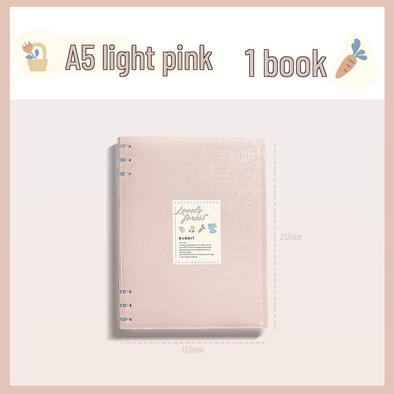 B5 Loseblatt-Notizbuch mit abnehmbarer Hülle | A5 Verdicktes Design | Schonend für die Hände | Perfekt für Gymnasium, Realschule und Bürogebrauch