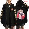 Herren und Damen Himiko Toga Anime Cosplay Hoodie Locker Reißverschluss Pullover Langarm Sweatshirts Zip Tops Herbst Trendig