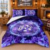 Ensemble de literie imprimé 3 pièces Motif FC Austria Wien Drap de lit Taie d'oreiller Pour décoration de chambre