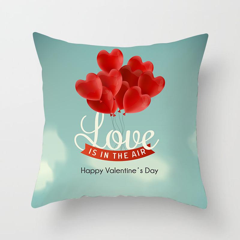 New Valentine's Day Pillowcase, Holiday Gift Home Decoration Pillow Cushion Cover, Love Pillow