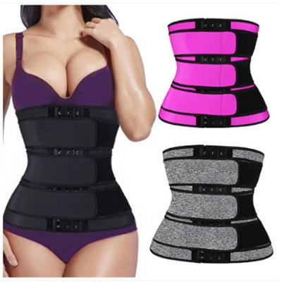 Women's Waist Trainer Band  65%Polyester 35%Latex Slim Tummy Belly Belt Colombian Girdles Body Shape Adjustable