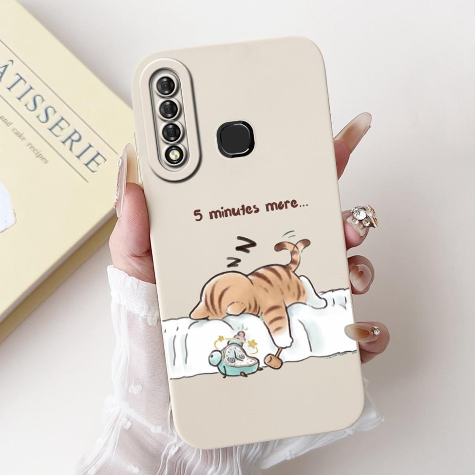 For Infinix S4 Cover Case Luxury Cute Cat Printing Pattern Casing For Infinix Smart 3 Plus X627V Back Cover S4 X626 X610B X626B