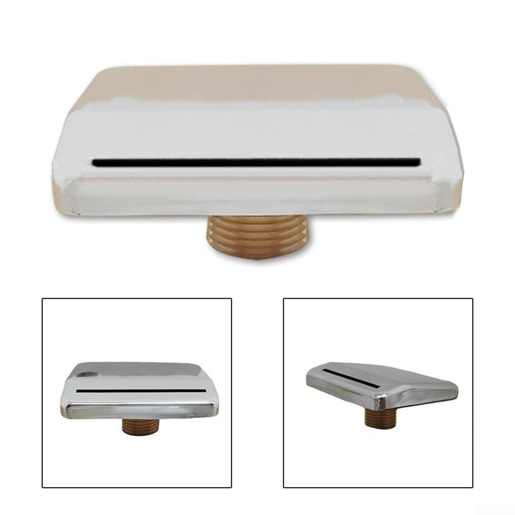 Stainless Steel Pool Bathtub Waterfall Tub Spout Wall Mounted Waterfall Water Outlet Nozzle Pool Waterfall Fount