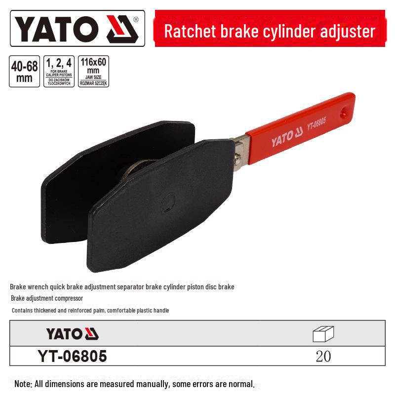 YATO Ratchet Brake Cylinder Tool - Pad Return & Piston Positioner