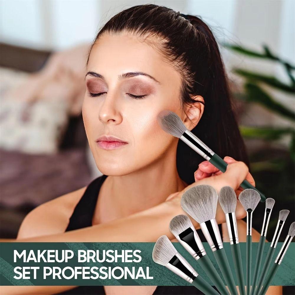 14Pcs Portable Set Makeup Brushes Set Soft Bristle Professional Makeup Tools  Full Face Makeup