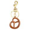 Keychain Pendant Realistic Caramel Bread Design Car Key Holder with Alloy Lobster Clasp Scratch-Resistant Decorative Bag Charm