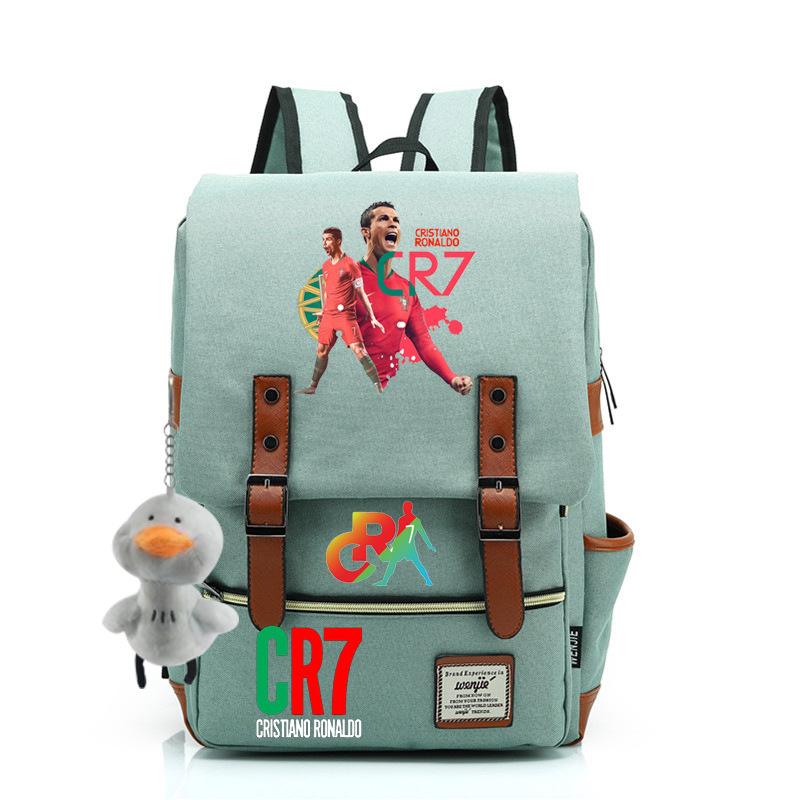 Modischer Anime CR7 Teenager Schüler Schultasche Herren und Damen Freizeit Rucksack