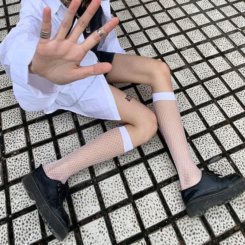 Lolita Japanese Lace Love Summer Thin Tube Socks Jk Soft Sister White Sweet Breathable Calf Socks