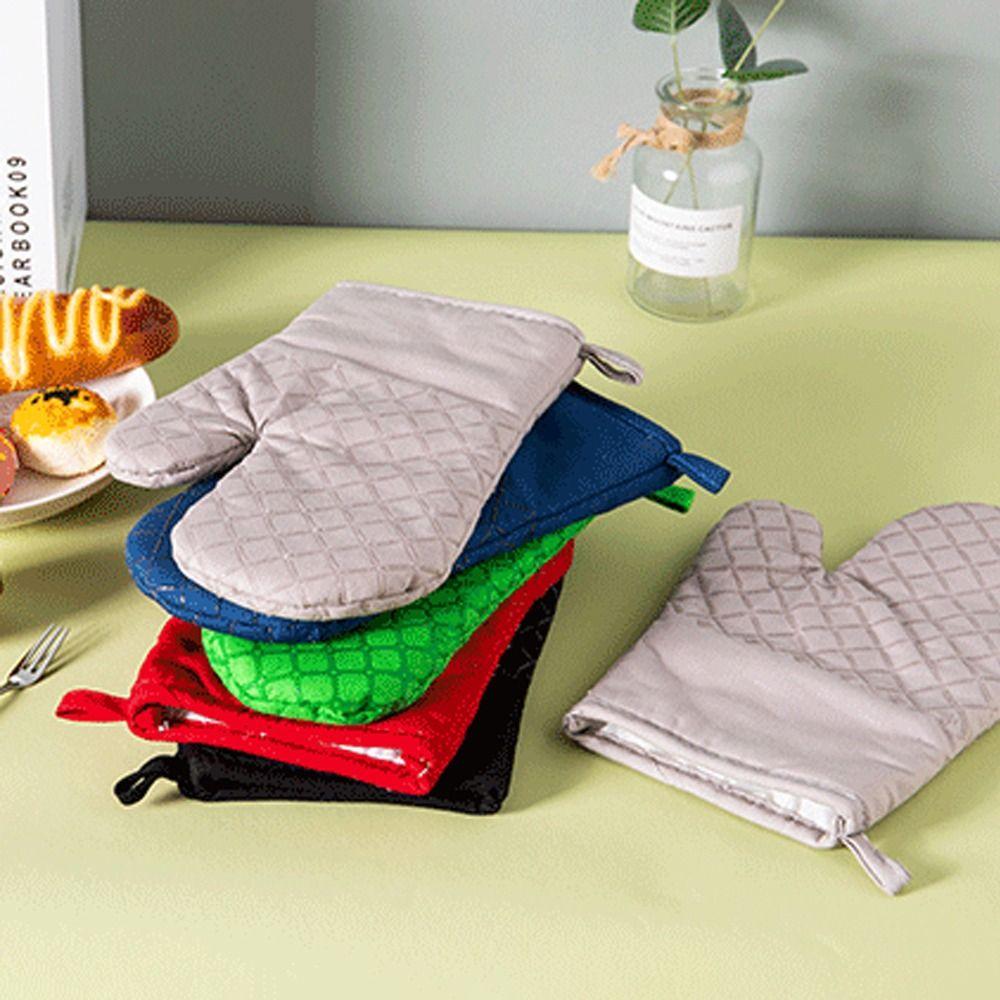 Anti-Scalding Baking Gloves Non-Slip Insulation Gloves Cake Oven Mitts