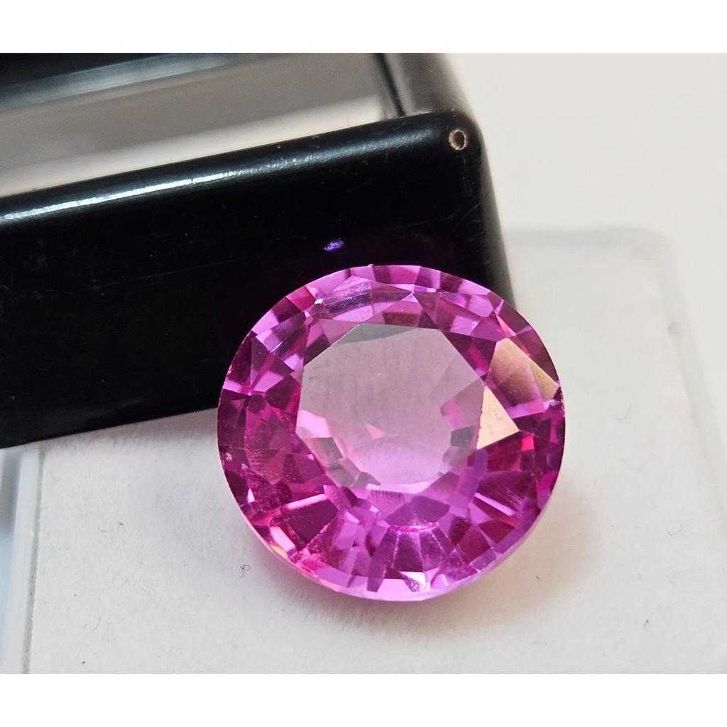Round Cut Natural Pink Sapphire 9-10 Ct Stunning Loose Gemstone
