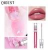 QIBEST Wässriger Lipgloss, Spiegelglas-Lippenglasur, feuchtigkeitsspendend, nährend, wässriger Lipgloss, lichtecht, transparenter Lipgloss