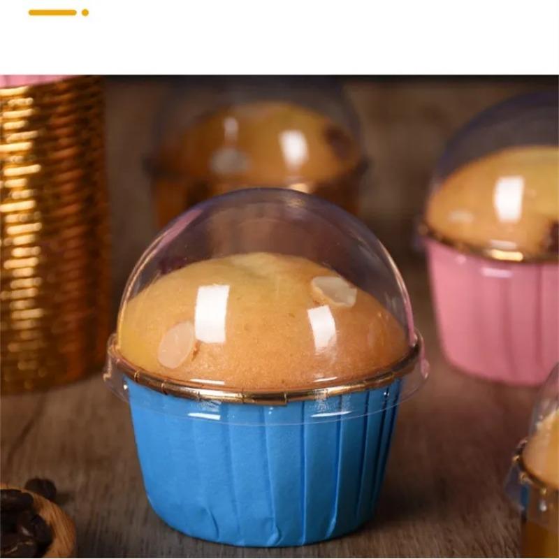 50/100 Pcs Small Mini Pack Muffins Cup Paper Cupcake Wrappers Baking Cups Cases Muffin Boxes DIY Cake Tools Kitchen Baking Supplies