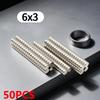 6X3MM Magnete Runde Kühlschrankmagnete für Büro Whiteboard Geeignete Werkzeuge Zuhause Arbeitsplatz, Etc 6*3