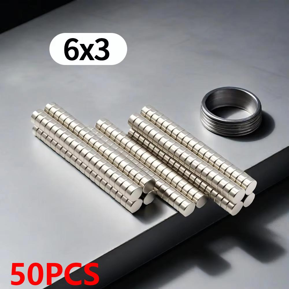 6X3MM Magnete Runde Kühlschrankmagnete für Büro Whiteboard Geeignete Werkzeuge Zuhause Arbeitsplatz, Etc 6*3