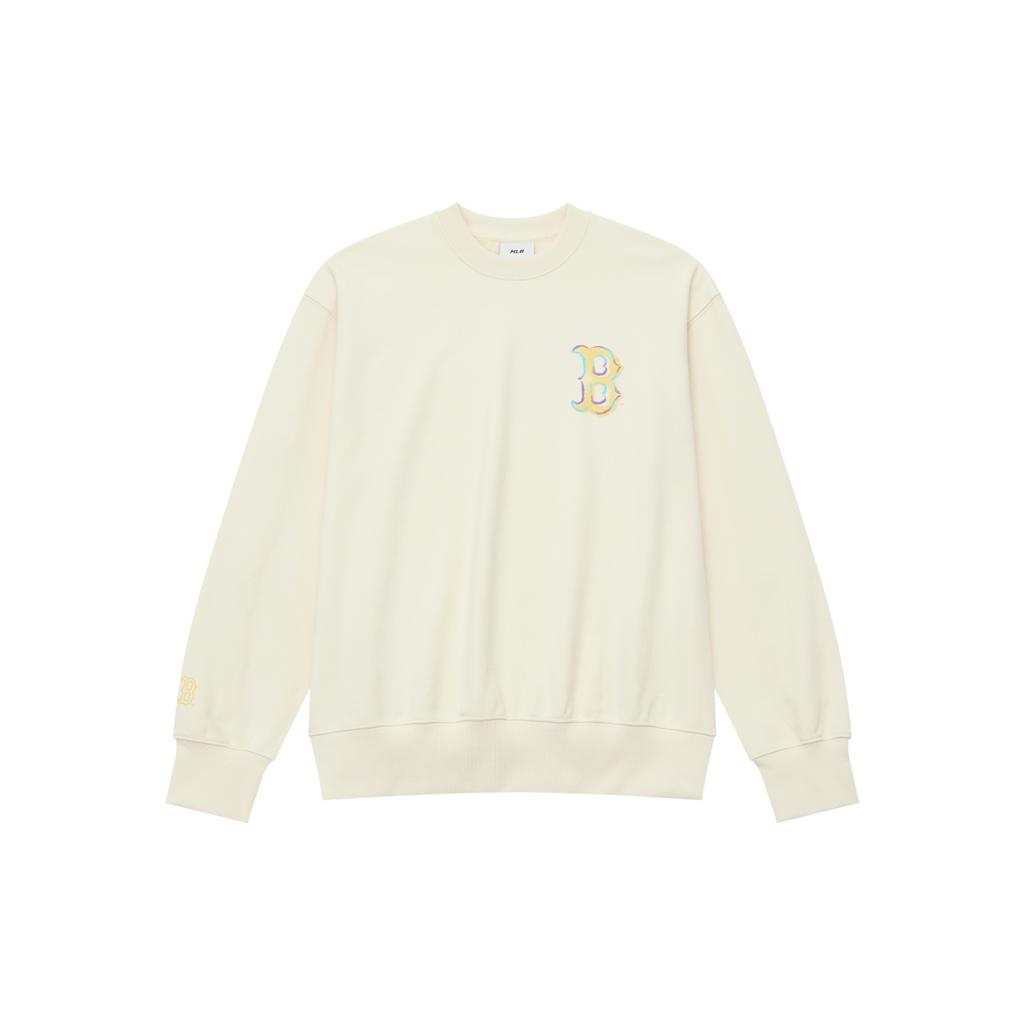 New MLB Boston Red Sox Basic Collection 25FW Sweatshirt Unisex 3AMTB3254-43CRS