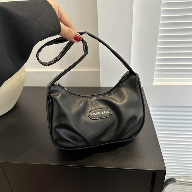 Simple and Fashionable Underarm Bag 2025 Texture Niche Shoulder Bag Factory Supply Chain Factory