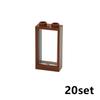Compatible With 60593 60602 MOC Building Blocks DIY Educational  1x2x3 Window Doors Frame With Glass Accessories For Children