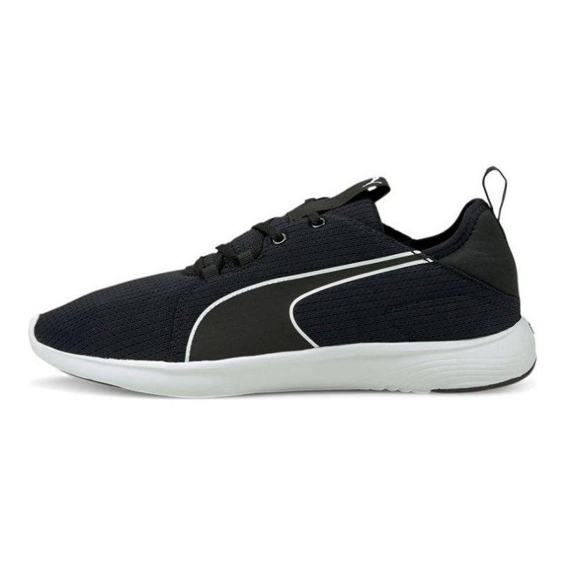 PUMA Softride Vital Repel Cushioned Wear-resistant Light Low Lifestyle Shoes Men Black White 194345-02 43