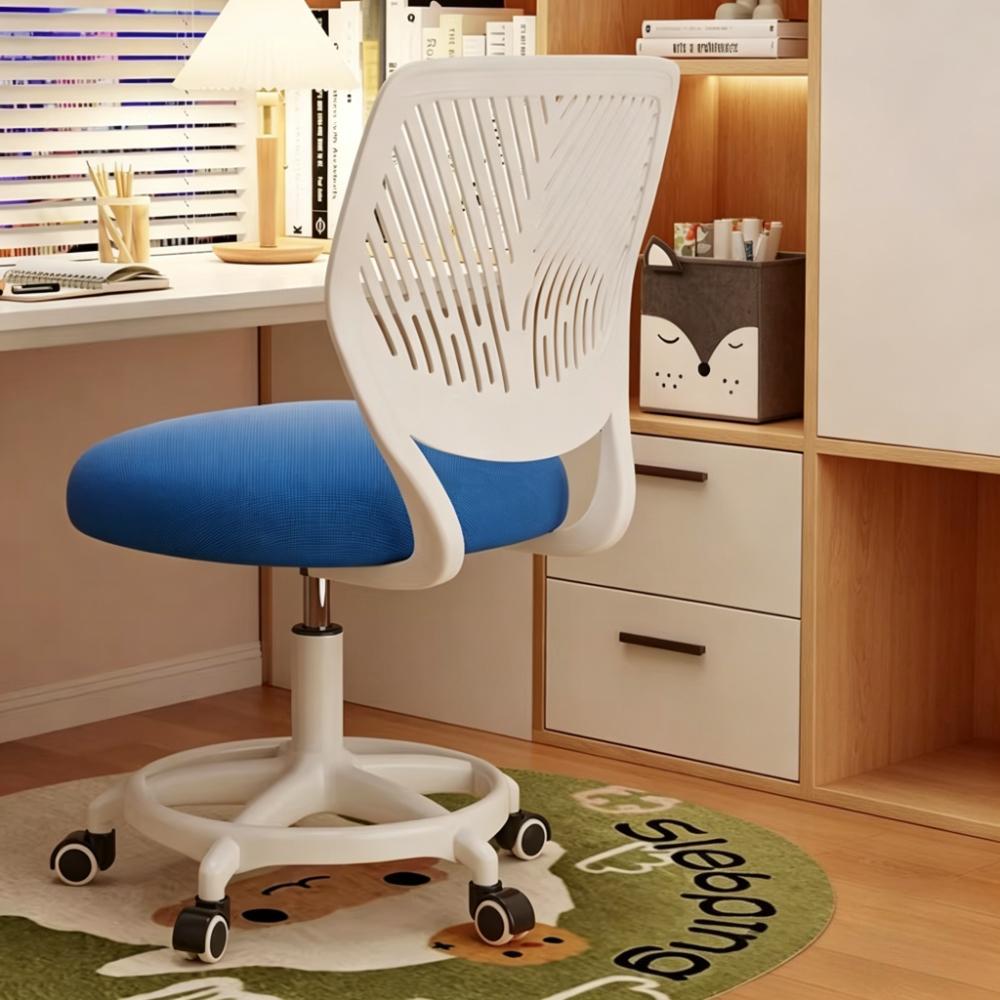 Ergonomischer Komfortabler Drehstuhl Bürostuhl Zuhause Student Rückenlehnenstuhl Hebbare Stühle Armlehnen Verstellbar für Zuhause