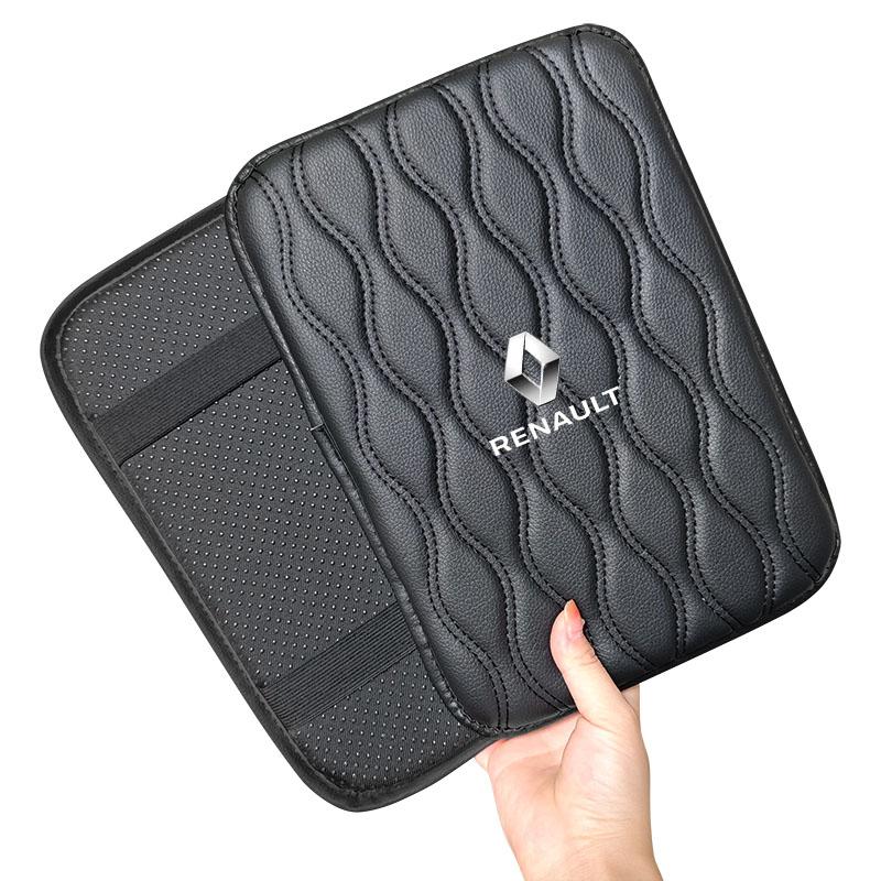 1Pcs Leather Auto Armrest Pads Protective Waterproof Hand Cushion For Renault Dacia Sport Duster Megane 2 3 4 IV Clio Fluence Logan Captur