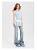 Women's Low Waist Flared Jeans - Spring/Summer 2025 Retro Slim Fit