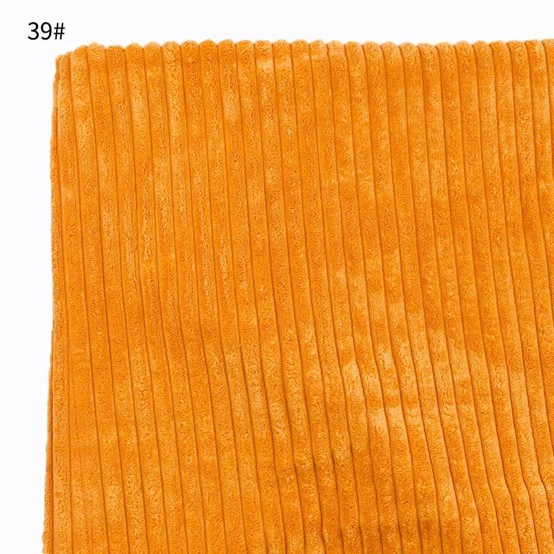 Meetee 50/100*150cm Striped Cotton Corduroy Fabric Decorative Cloth for Sofa Pillows Plush Toy DIY Clothing Sewing Home Textiles