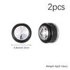 Vnox Magnetic Zircon Stud Earrings for Men, 8mm Stainless Steel Non-Pierced Clip Earrings, Hypoallergenic Punk Rock Jewelry Gift