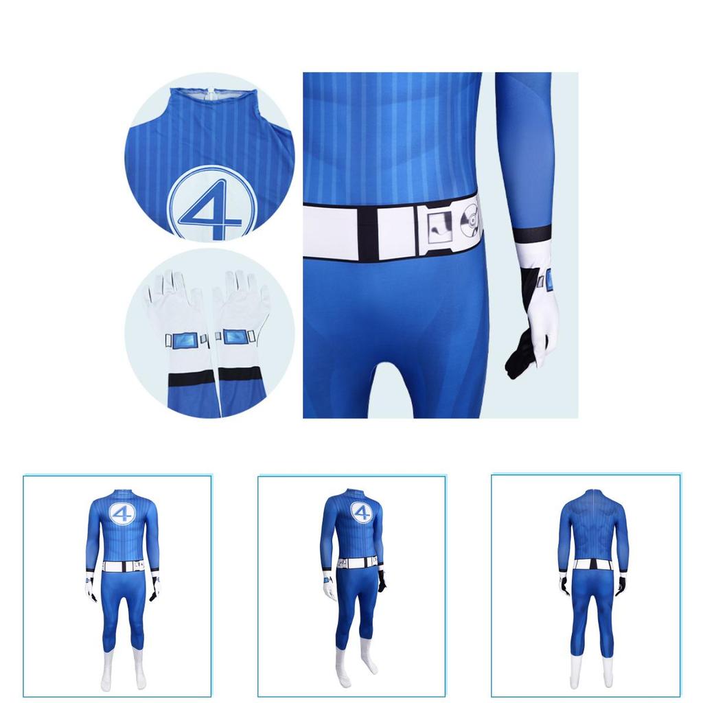 Marvel Fantastic Four Full Body Suit With Polyester Material For Theatrical Play And Cosplay