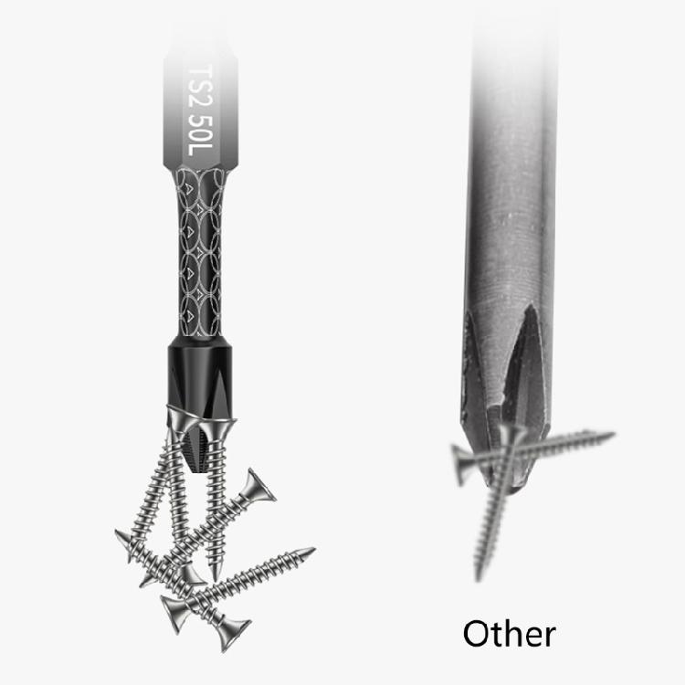 High Hardness PH2 Magnetic Screwdriver Bit not  Slip Screwdriver Bit Easy to Carrt for Efficient Power Drilling 150mm