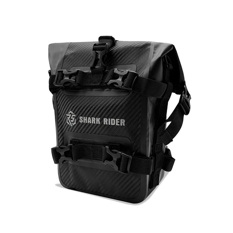 Motorcycle Side Bag Waterproof Quick-Release Crash Bar Mount Pannier Touring Riding 8L PVC