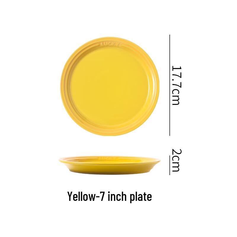 MY Colorful Ceramic Dinner Plate