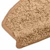 Self Adhesive Stair Protectors 15 pcs Beige 80 x 24.5 x 3.5 cm