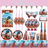Adorable Ladybug Girl Party Kit With Plates Cups And Decorations For Birthdays