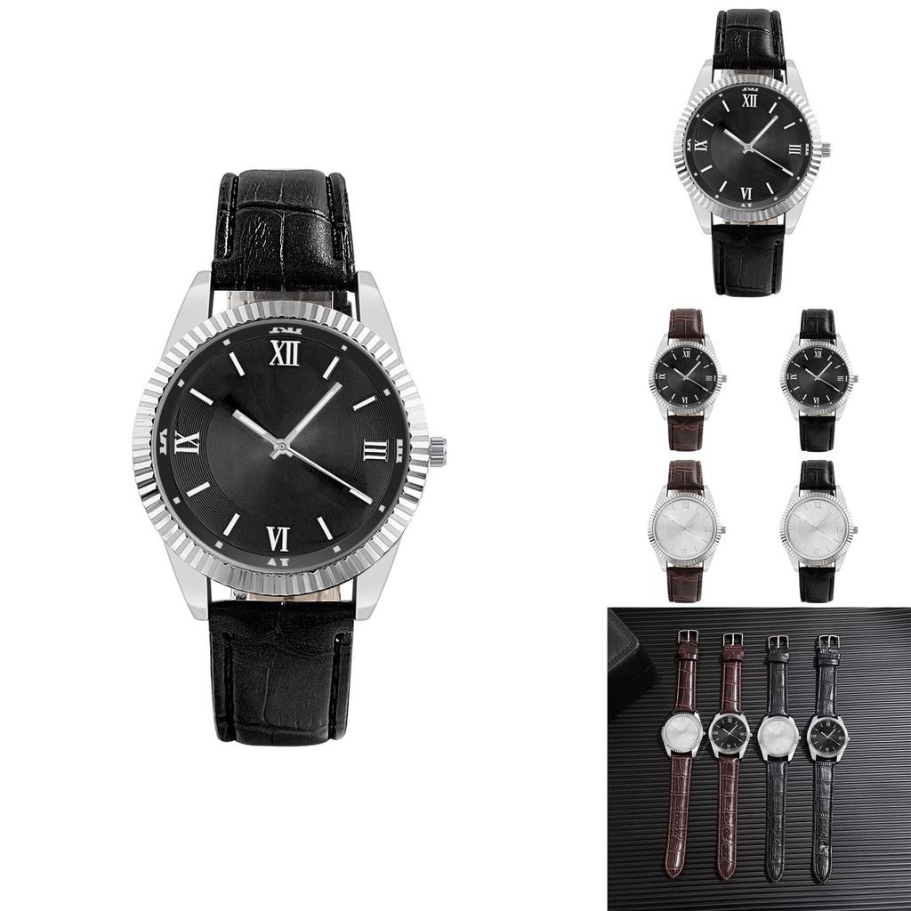 Men's Fashion Business Watch With Quartz Movement Casual Style 8mm Thickness