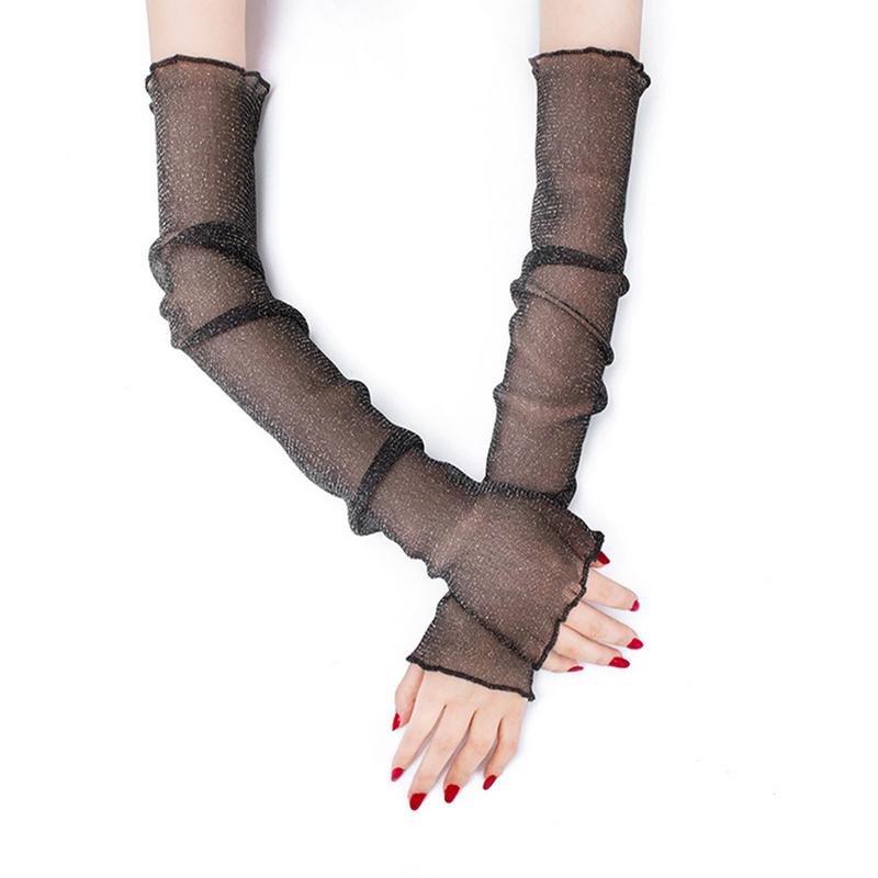 קיץ נשים הגנה מהשמש שרוול זרוע נהיגה אנטי-UV שרוולי קירור שרוולים דקים רכיבה חיצונית אופנוע אופניים