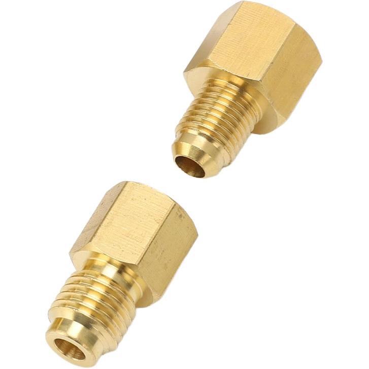 R134a Adapter Fitting Kit Refrigerant Self-Sealing & Puncture Style Can Valve Adapter- AC Freon Self Sealing Tap Fitting with Brass Convert & Core
