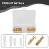 4 0mm Brass Male Female Wire Terminals Connector 120PCS For Motorcycle Car Boats With Insulated Covers In Storage Box