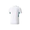 Puma Manchester City Training Slim Fit Round Neck Letter Print Training Football Shirt Men Tops White 764459-02