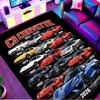 Chevrolet Corvette Print Rug, Washable Floor Carpet, For Entryway Dorm Laundry Room Office Study, Home Decor Birthday Christmas Gift