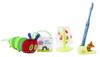Hashy Very Hungry Caterpillar Bath and Bathroom Accessories Set Toy Mini Gargle Cup Stand Toothbrush 3-Piece (Bath + & + Stand)