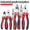 3-Piece Set of Wire PliersDiagonal Nose Pliers Needle Vanadium Steel, Suitable for Wire Cutting, Screwdriver, Etc