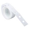 Reinforcement Labels, 4 Box Clr Self Adhesive PVC Hole Punch Protector Stickers for Loose Lf Paper, with  Backing Tape for   Crafts and Document Org