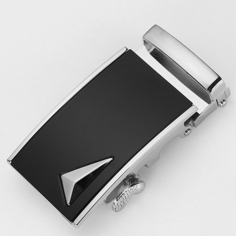 Mens Fashionable 35cm Automatic Buckle Waist Belt Durable Metal Design For Business Casual Or