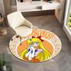 Cute Cartoon Theme Sailor Moon Tsukino Usagi Cartoon Rug Multifunctional Household Anti-slip Decorative Door Mat, Outdoor Floor Mat, and Carpet Q12
